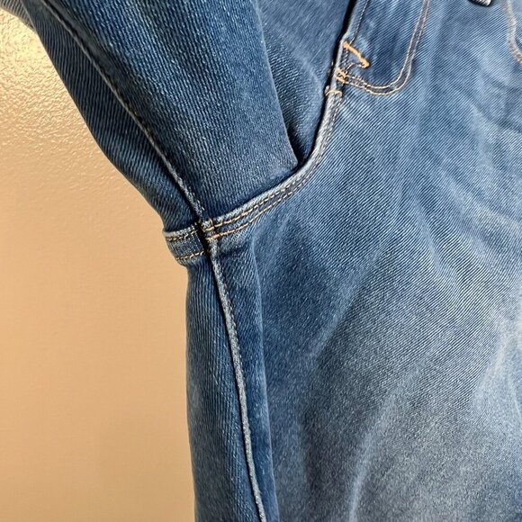 Frame Le Crop Mini Boot Jeans Womens Size 28 High Rise Blue Medium Wash Denim - Picture 5 of 10